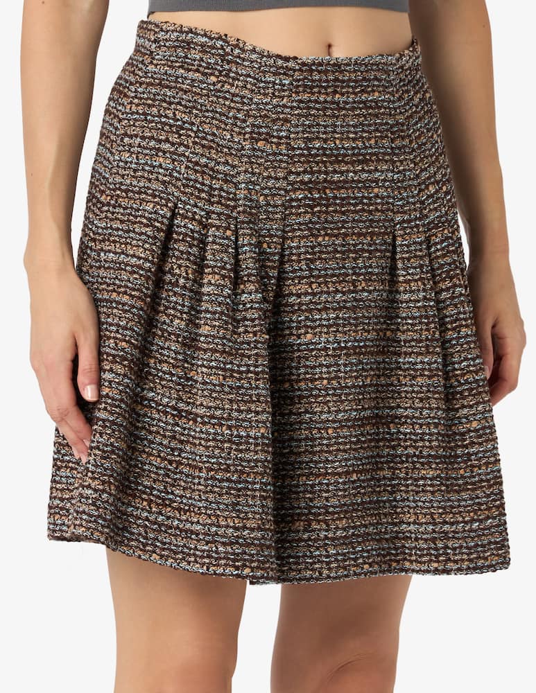rinascente iBlues Textured mini skirt