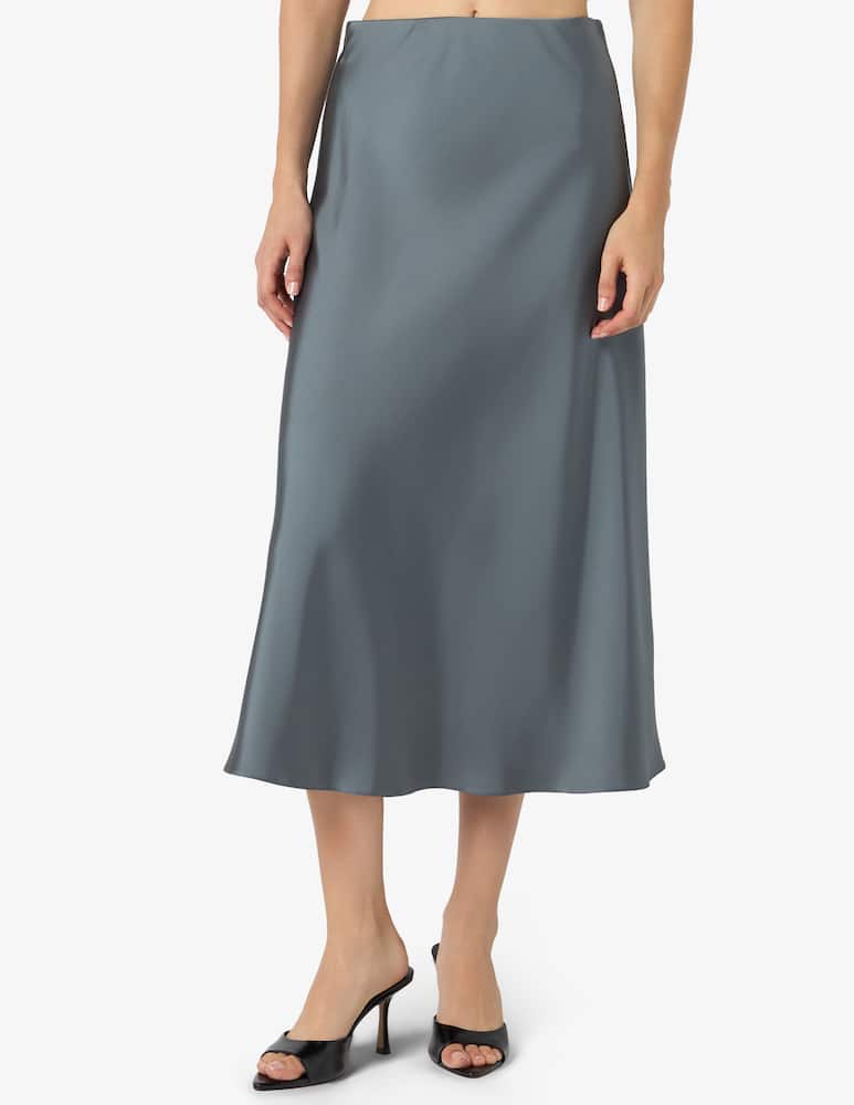 rinascente iBlues Satin midi skirt