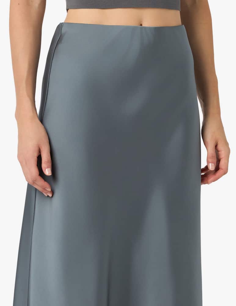rinascente iBlues Satin midi skirt
