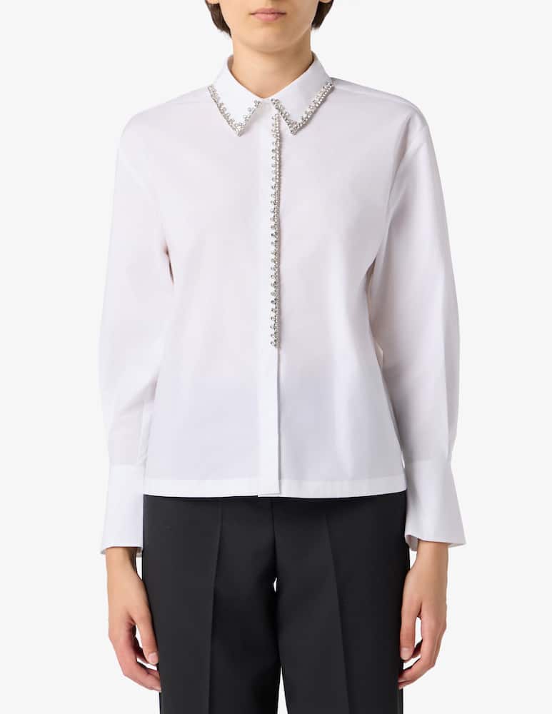 rinascente iBlues Classic pop embellished shirt