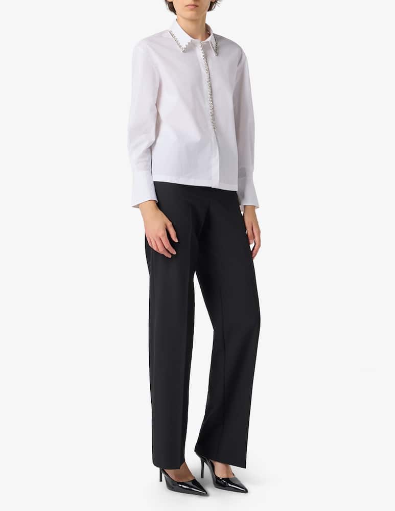 rinascente iBlues Classic pop embellished shirt