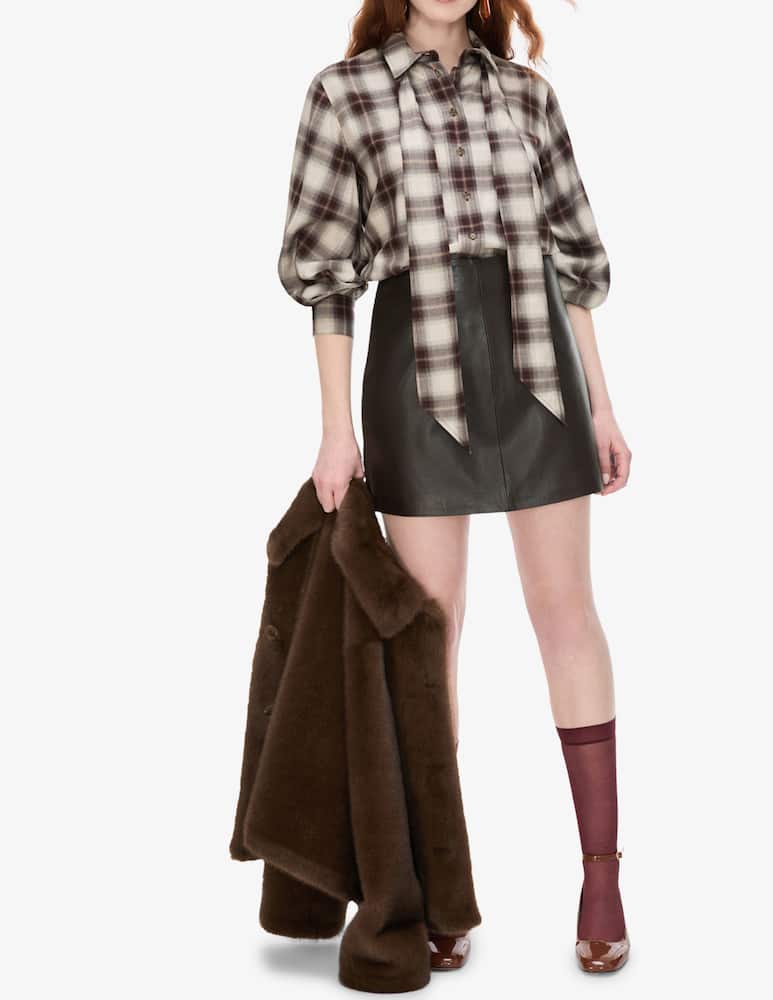 rinascente iBlues Camicia tartan con fiocco