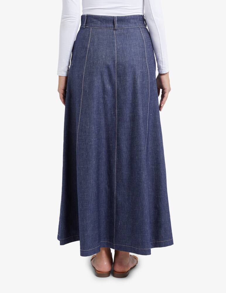 rinascente PENNYBLACK Gonna in misto lino Grafite