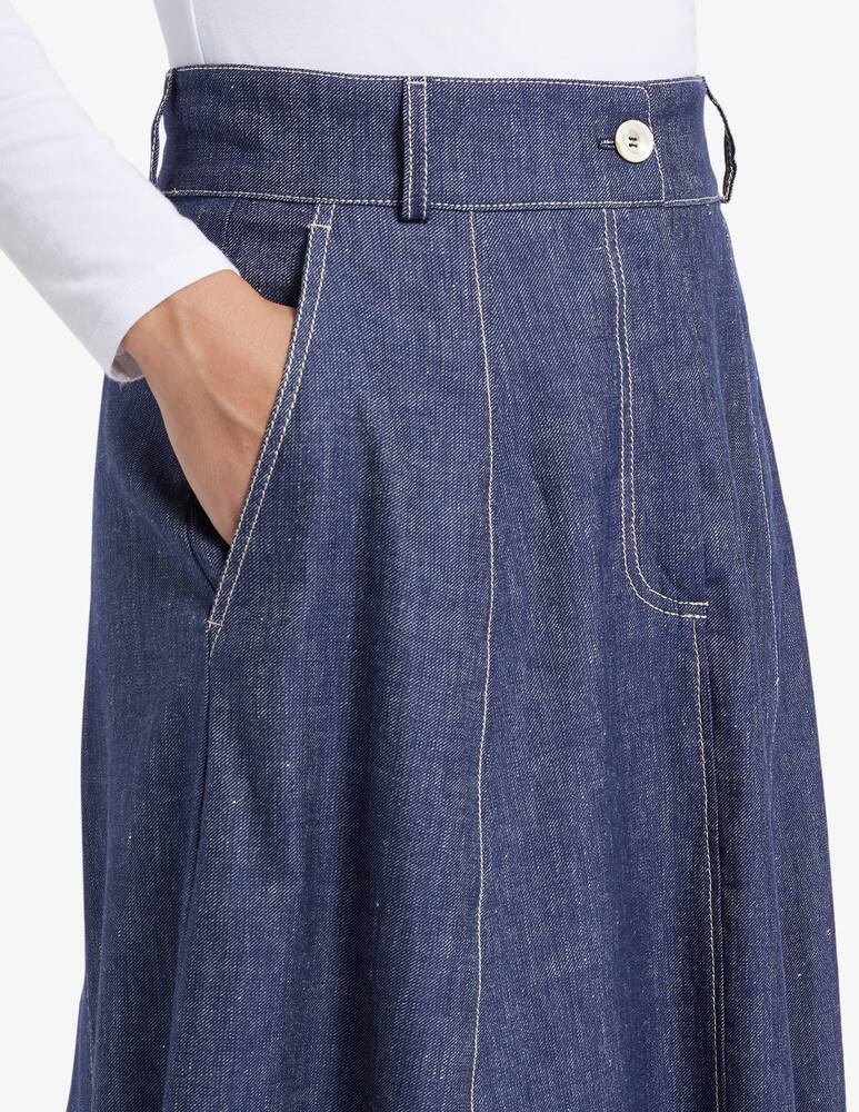 rinascente PENNYBLACK Gonna in misto lino Grafite