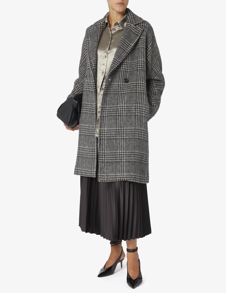 EMME Cappotto doppiopetto a quadri - immagine 2 EMME Cappotto doppiopetto a quadri - immagine 2
