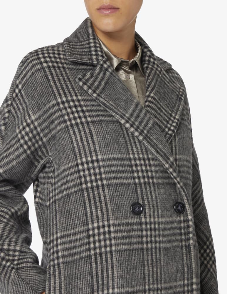 rinascente EMME Cappotto  doppiopetto a quadri