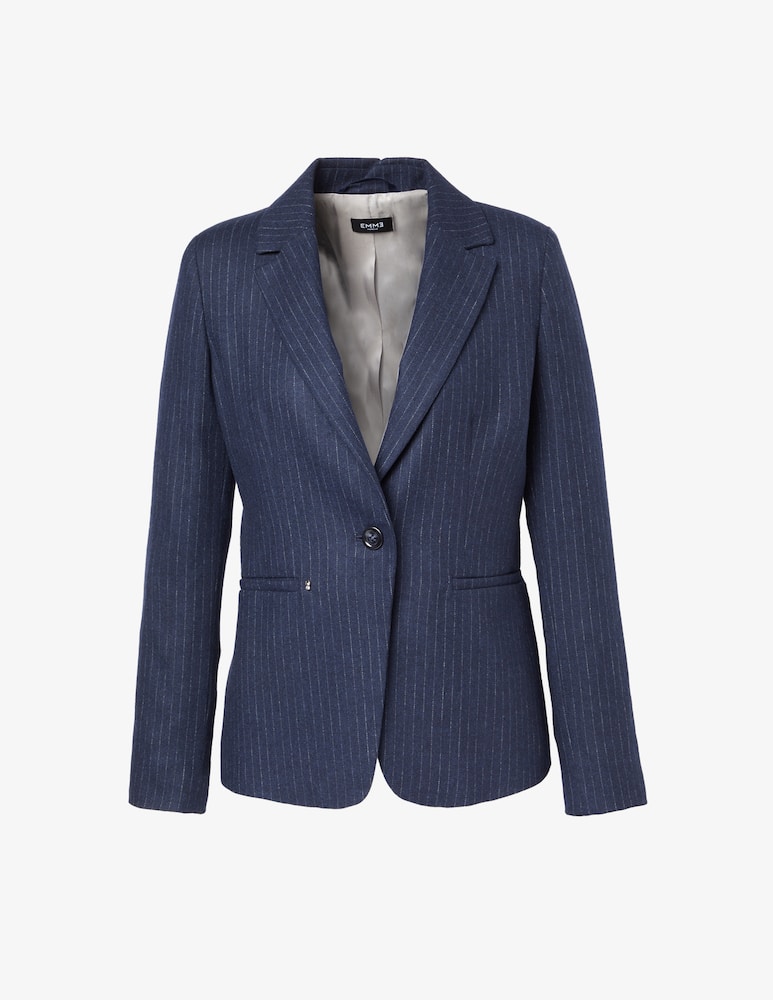 EMME Blazer 1bottone in flanel lana Torre - immagine 1 EMME Blazer 1bottone in flanel lana Torre - immagine 1