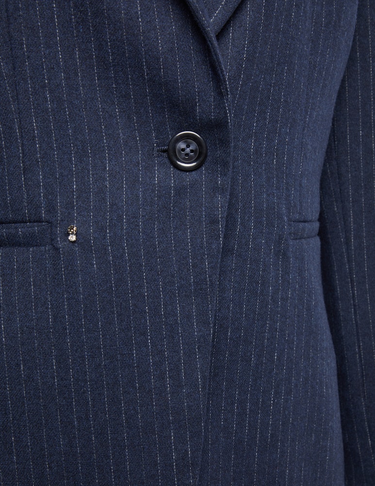 EMME Blazer 1bottone in flanel lana Torre - immagine 2 EMME Blazer 1bottone in flanel lana Torre - immagine 2