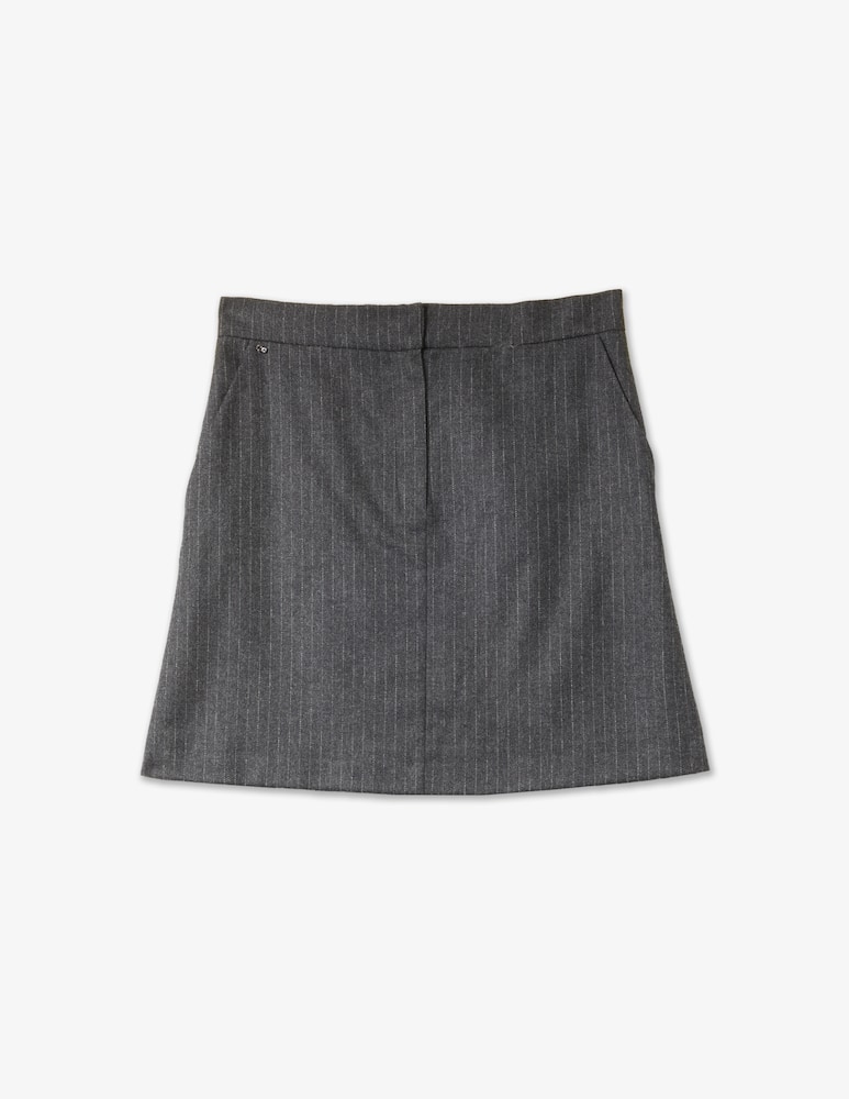 EMME Stizza pinstriped flannel miniskirt - picture 1 EMME Stizza pinstriped flannel miniskirt - picture 1