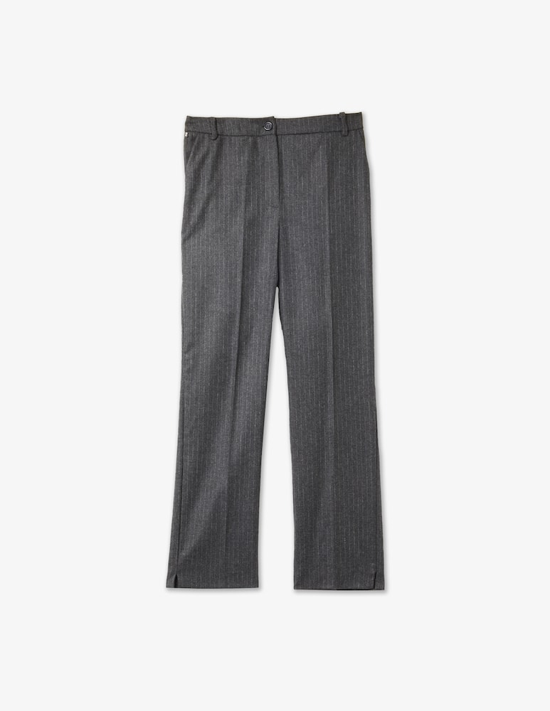EMME Pony pinstriped straight leg trousers - picture 1 EMME Pony pinstriped straight leg trousers - picture 1