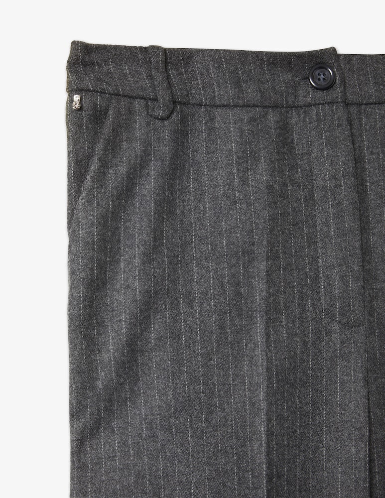 EMME Pony pinstriped straight leg trousers - picture 2 EMME Pony pinstriped straight leg trousers - picture 2