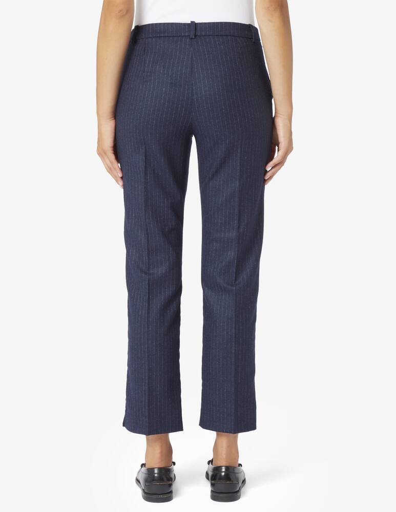 rinascente EMME Pantaloni gamba dritta gessato Pony 