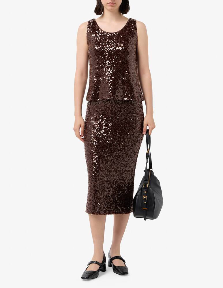 rinascente PENNYBLACK Epoca longuette sequins skirt