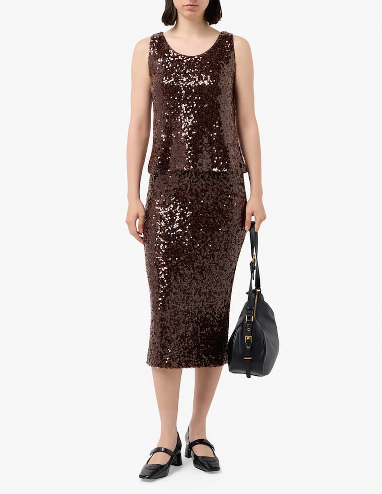 PENNYBLACK Top paillettes Semisse - immagine 2 PENNYBLACK Top paillettes Semisse - immagine 2