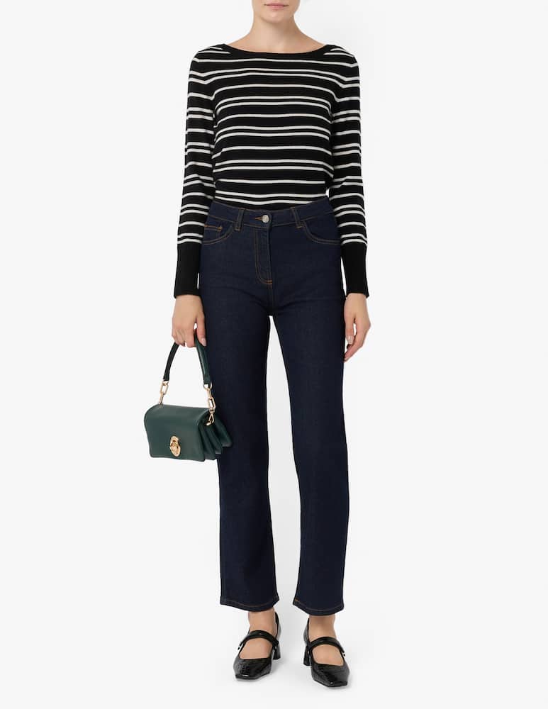 PENNYBLACK Maglione a righe in misto lana e cashmere Stima - immagine 2 PENNYBLACK Maglione a righe in misto lana e cashmere Stima - immagine 2