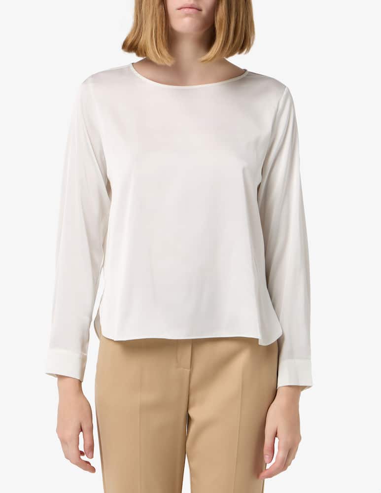 rinascente EMME Blusa raso lucido Madera