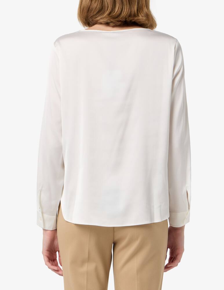 rinascente EMME Blusa raso lucido Madera