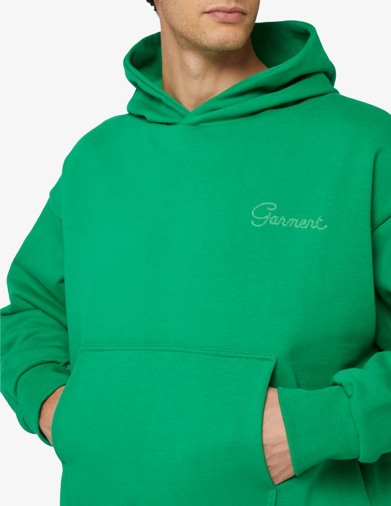 rinascente Garment Workshop Hoodie double layer embroidered