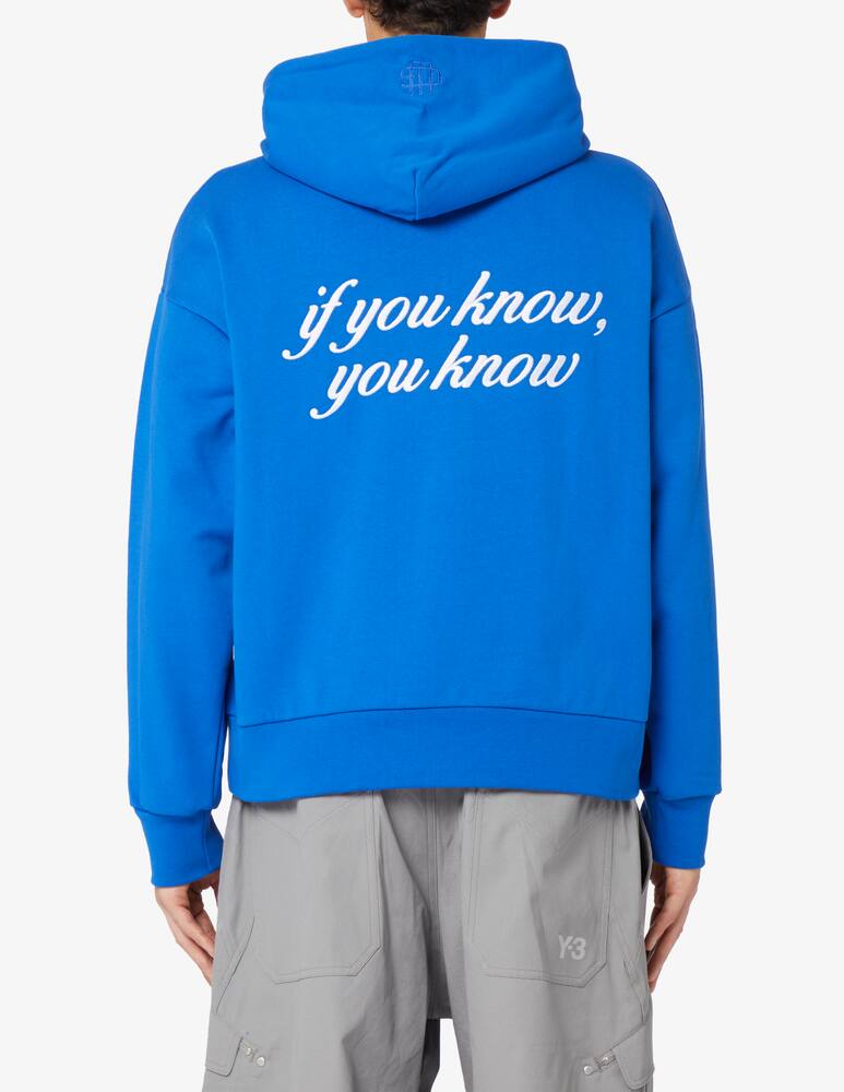 rinascente Garment Workshop Felpa con cappuccio if you know if you know