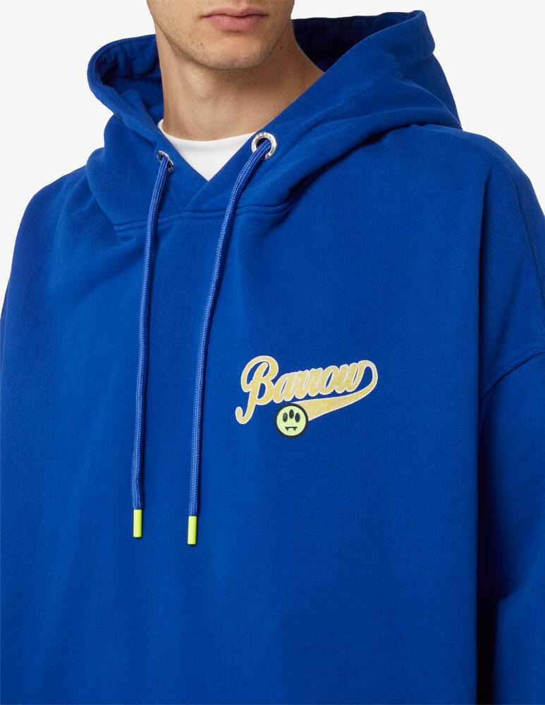 rinascente Barrow Felpa con cappuccio scritta grande retro