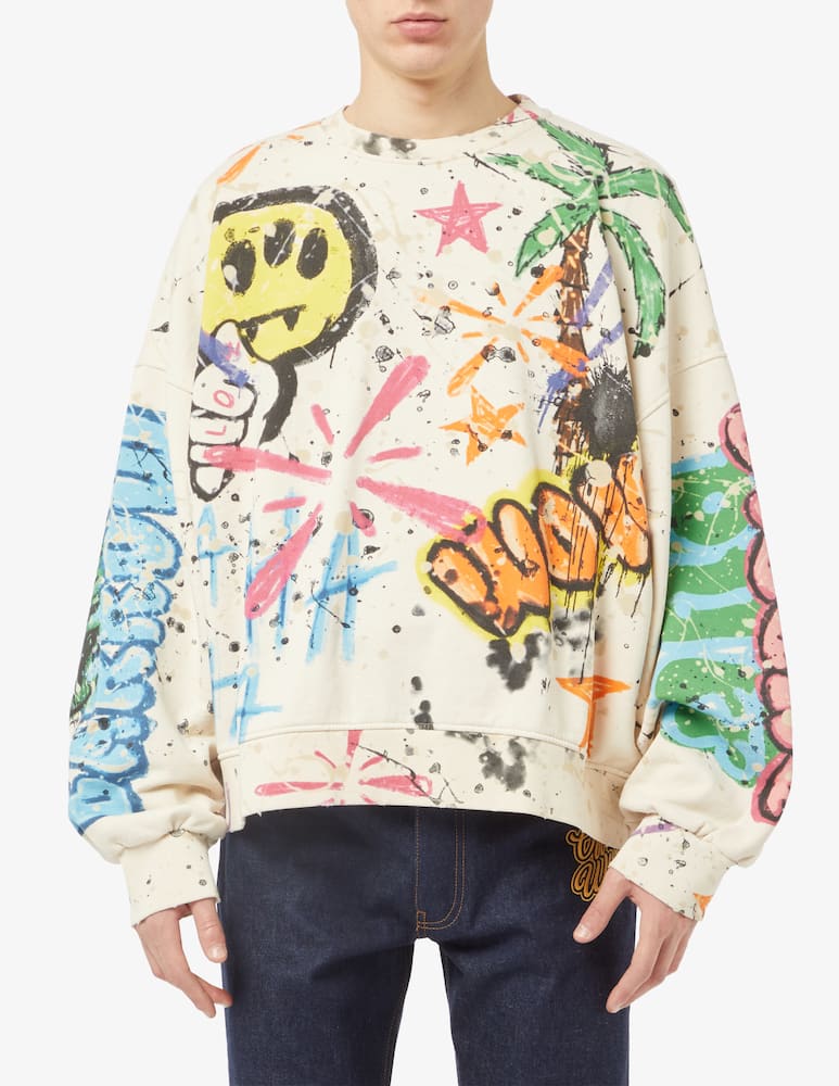 Barrow Crewneck jumper smile palma - picture 1 Barrow Crewneck jumper smile palma - picture 1