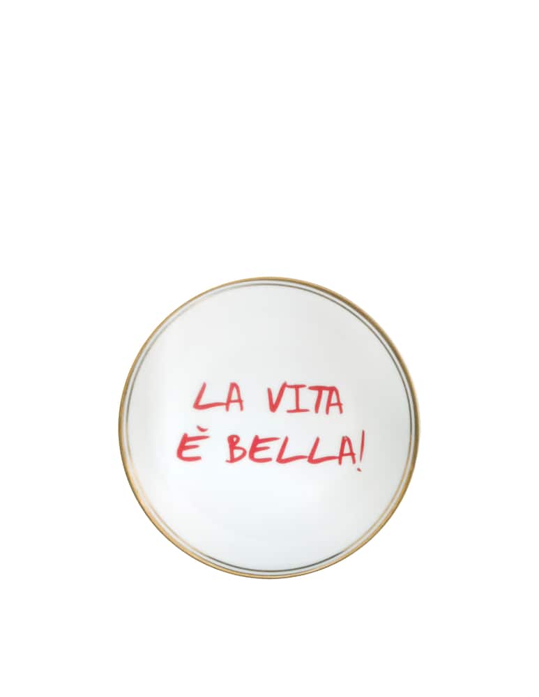 Bitossi Piatto 17cm Messaggio - immagine 1 Bitossi Piatto 17cm Messaggio - immagine 1