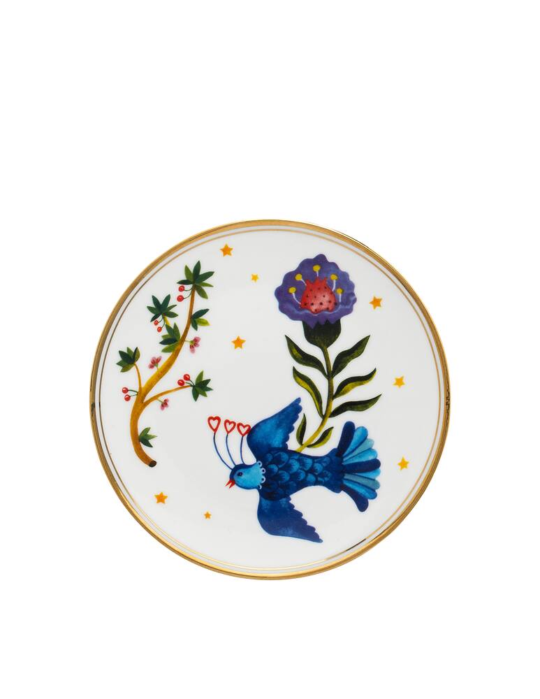 rinascente Bitossi Piatto Uccellino La Tavola Scomposta - Multicolor