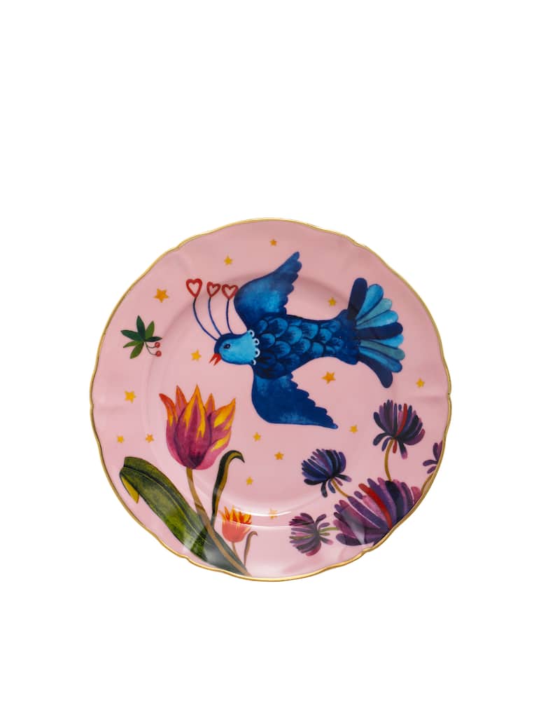 rinascente Bitossi Piatto da frutta decorato - Multicolor