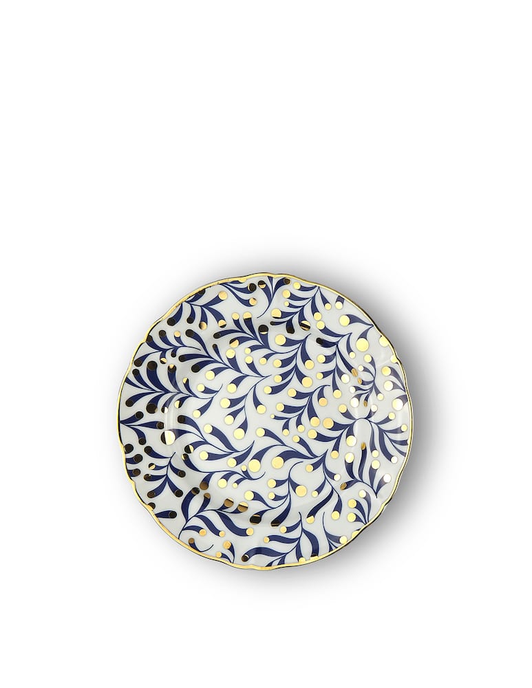 rinascente Bitossi Piatto Dessert Marino D. 20.5 cm - Blu