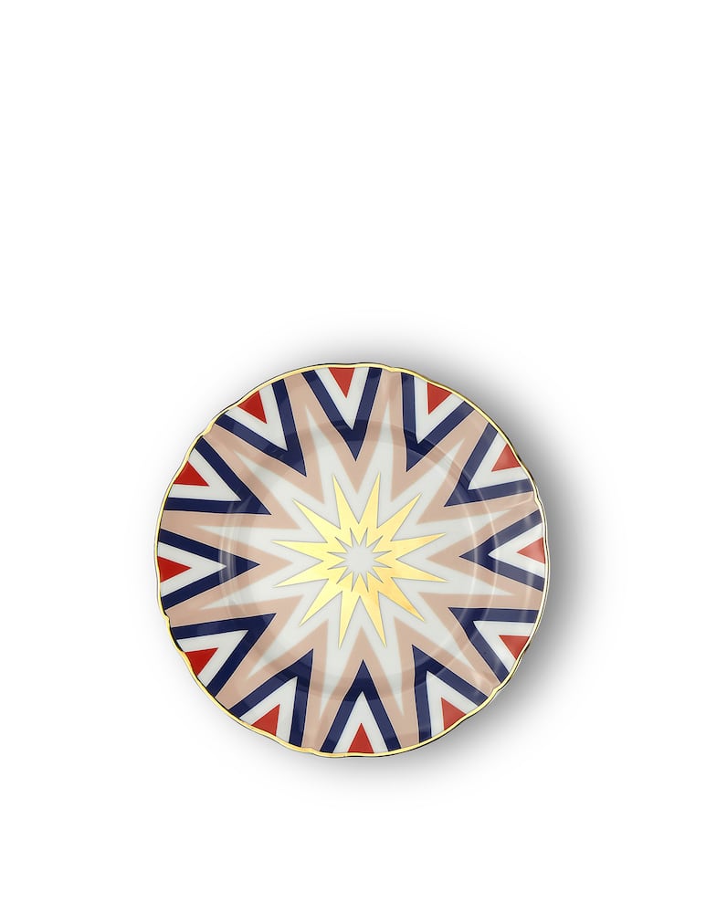rinascente Bitossi Folgore Dessert Plate D. 20.5 cm - Multi