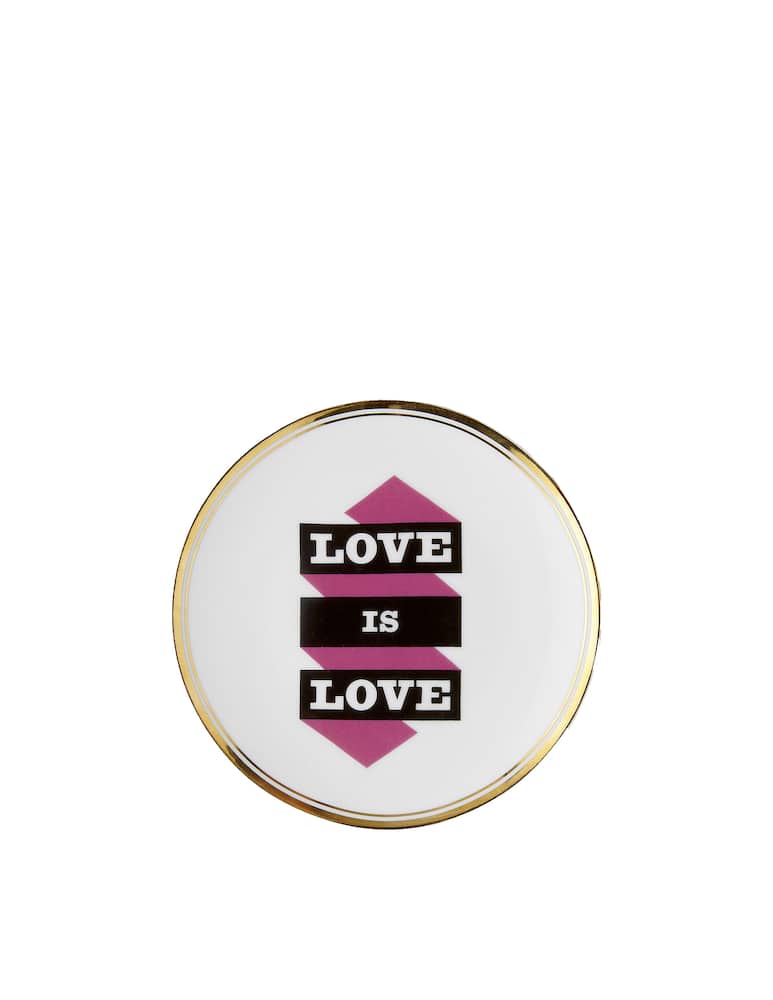 Bitossi Piatto 17cm Messaggio - immagine 1 Bitossi Piatto 17cm Messaggio - immagine 1