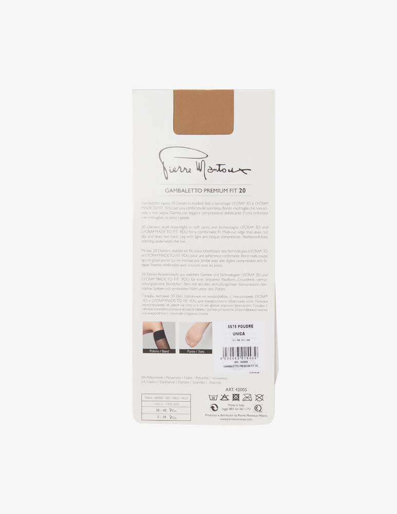Pierre Mantoux Gambaletto premium fit 20 den - immagine 2 Pierre Mantoux Gambaletto premium fit 20 den - immagine 2