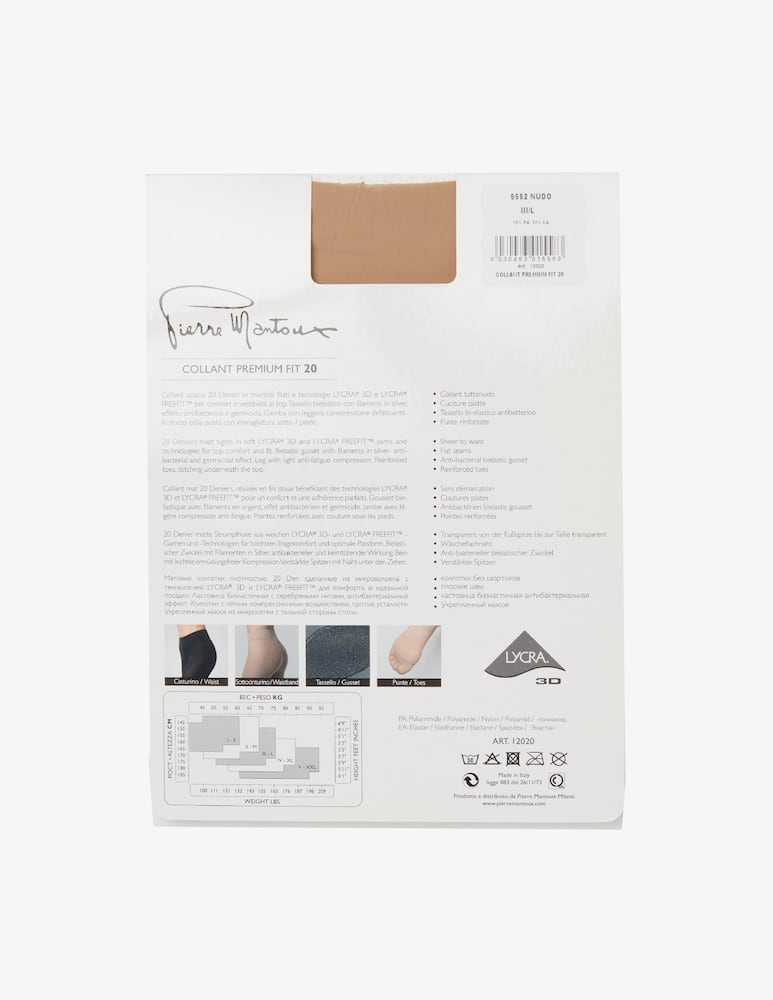rinascente Pierre Mantoux Premium fit tights 20 den