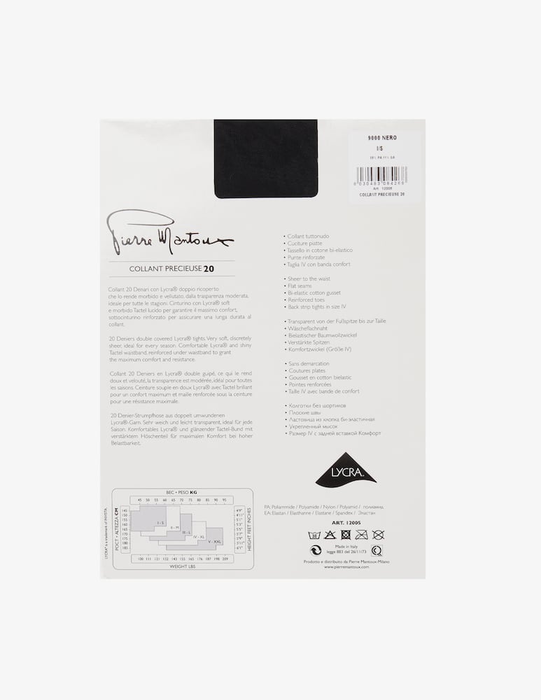 rinascente Pierre Mantoux Collant Precieuse 20