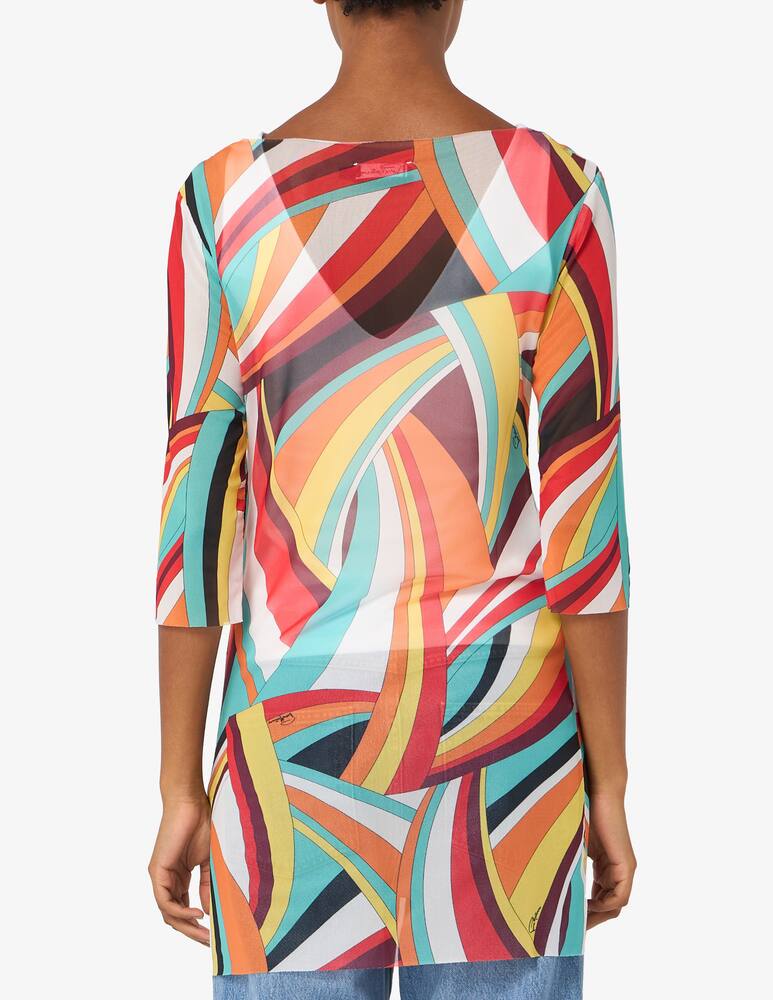 Pierre Mantoux Optical pattern long top - picture 3