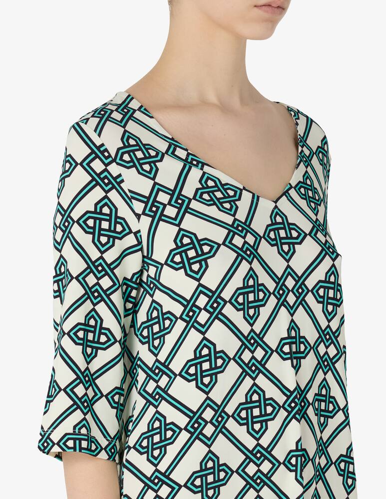 rinascente Pierre Mantoux Maioli v-neck caftan