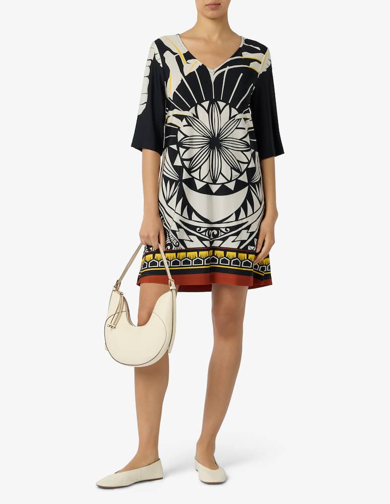 rinascente Pierre Mantoux V neck ethnic caftan