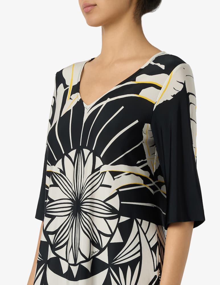 rinascente Pierre Mantoux V neck ethnic caftan