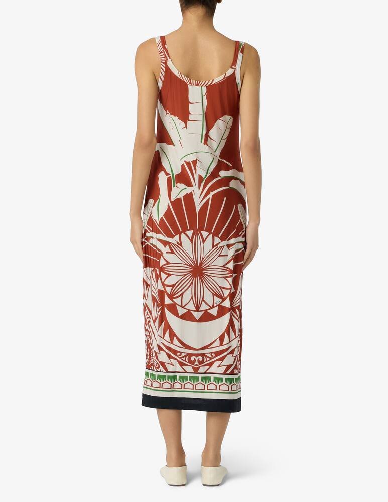 rinascente Pierre Mantoux Printed tank midi dress