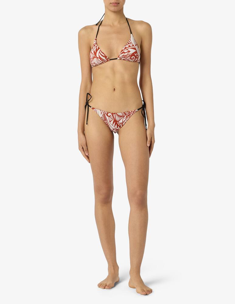rinascente Pierre Mantoux Tribal print triangle bikini set
