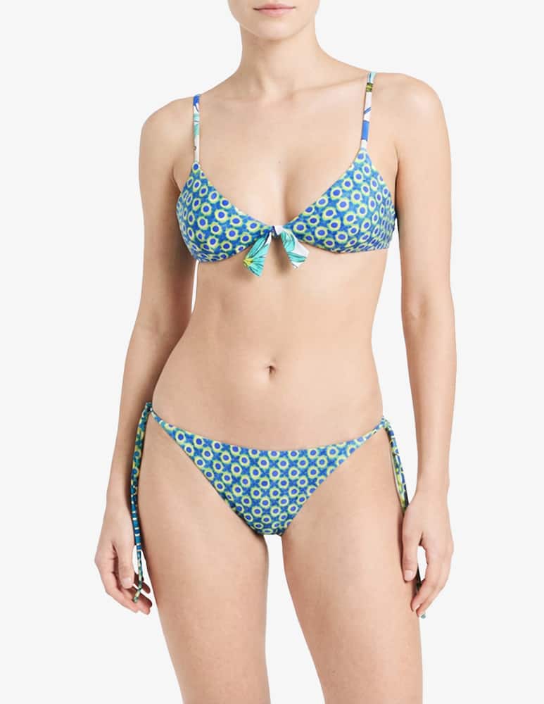 rinascente Pierre Mantoux Patterned triangle bikini set