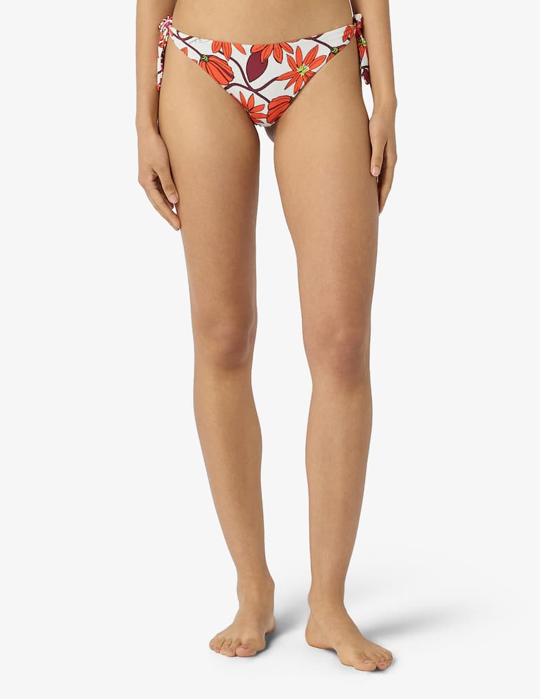 rinascente Pierre Mantoux Floral tie side bikini brief