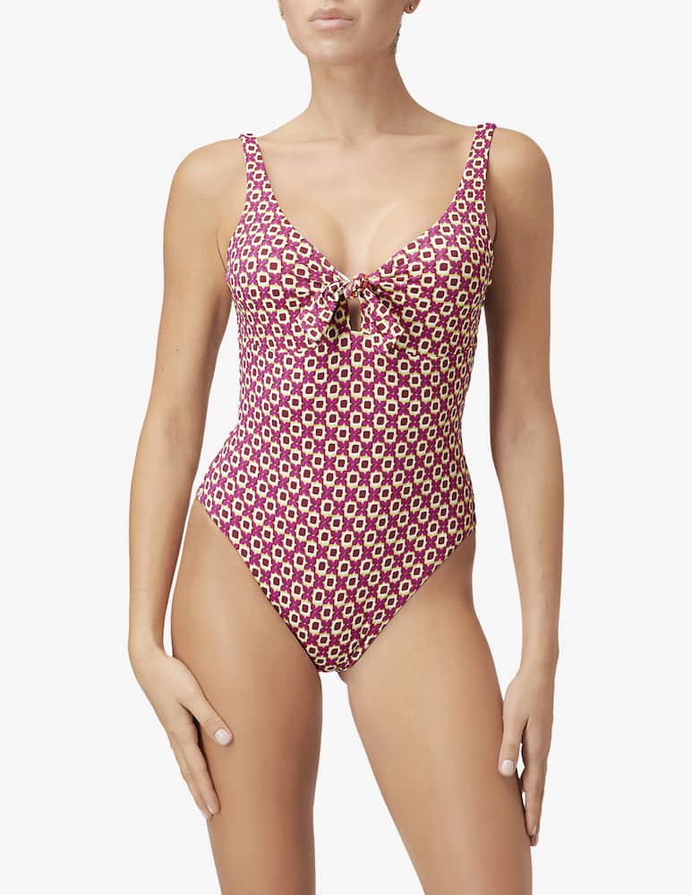 rinascente Pierre Mantoux Costume intero fiocco stampa