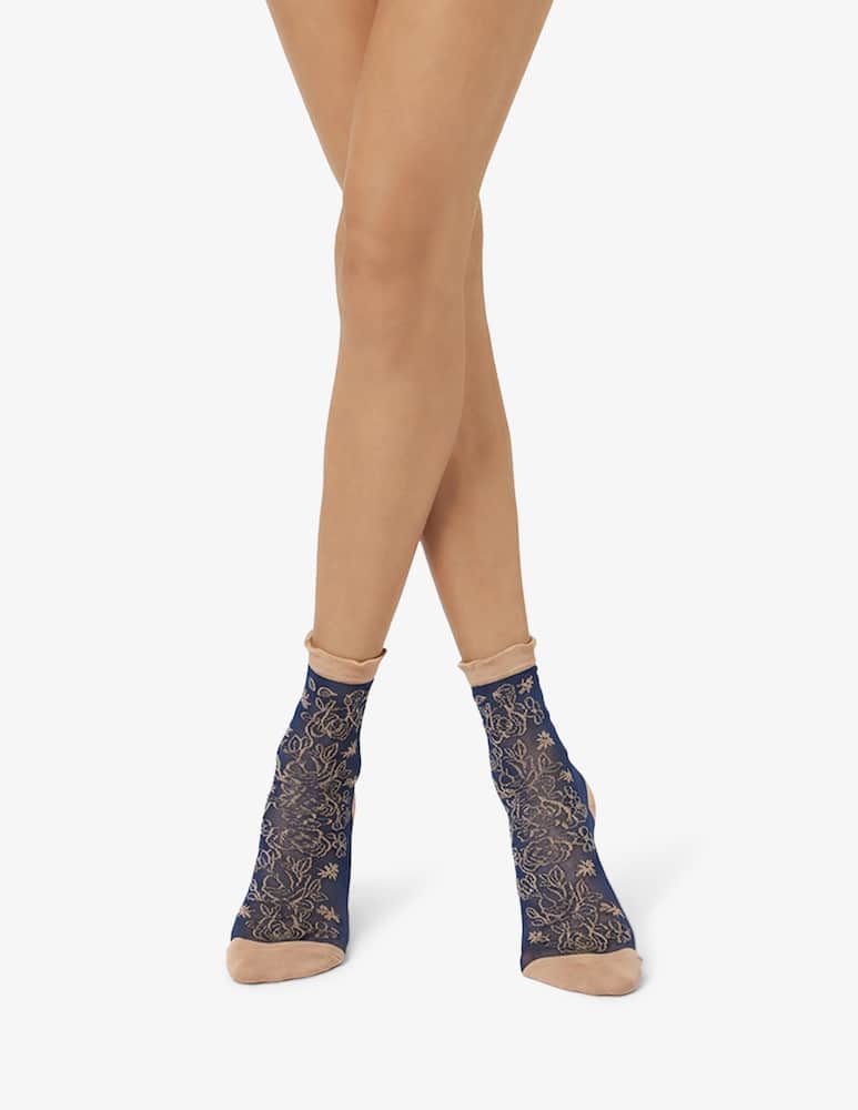 rinascente Pierre Mantoux Praga floral ankle socks