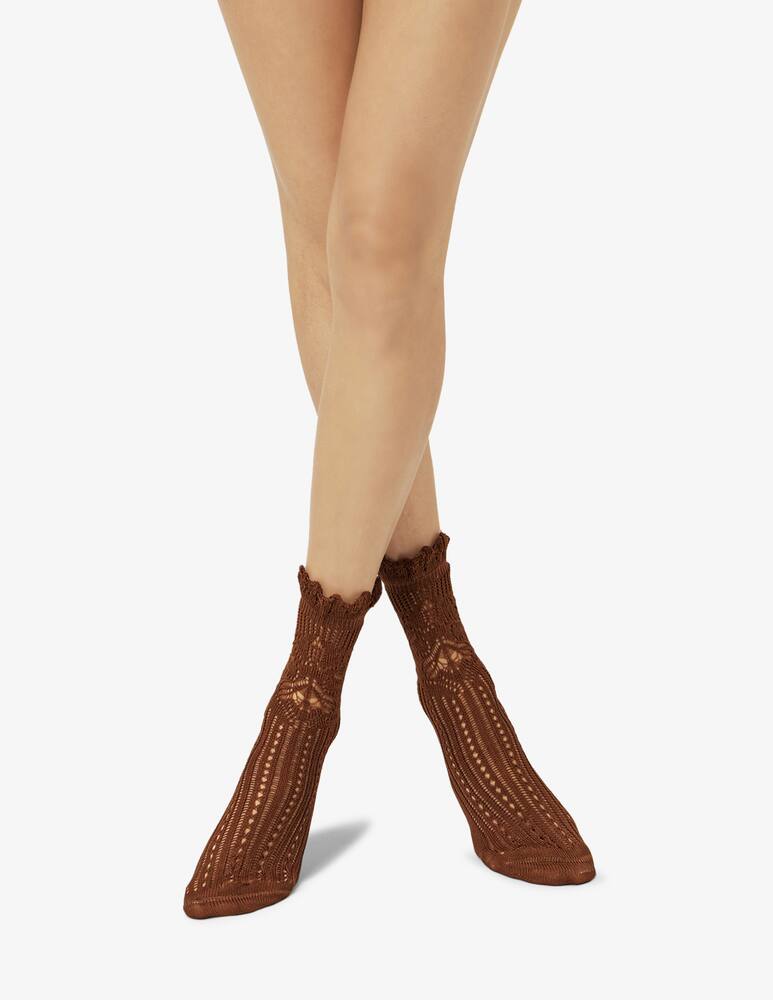 Pierre Mantoux Porto lace knit socks - picture 1 Pierre Mantoux Porto lace knit socks - picture 1