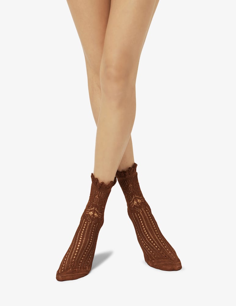 rinascente Pierre Mantoux Porto lace knit socks