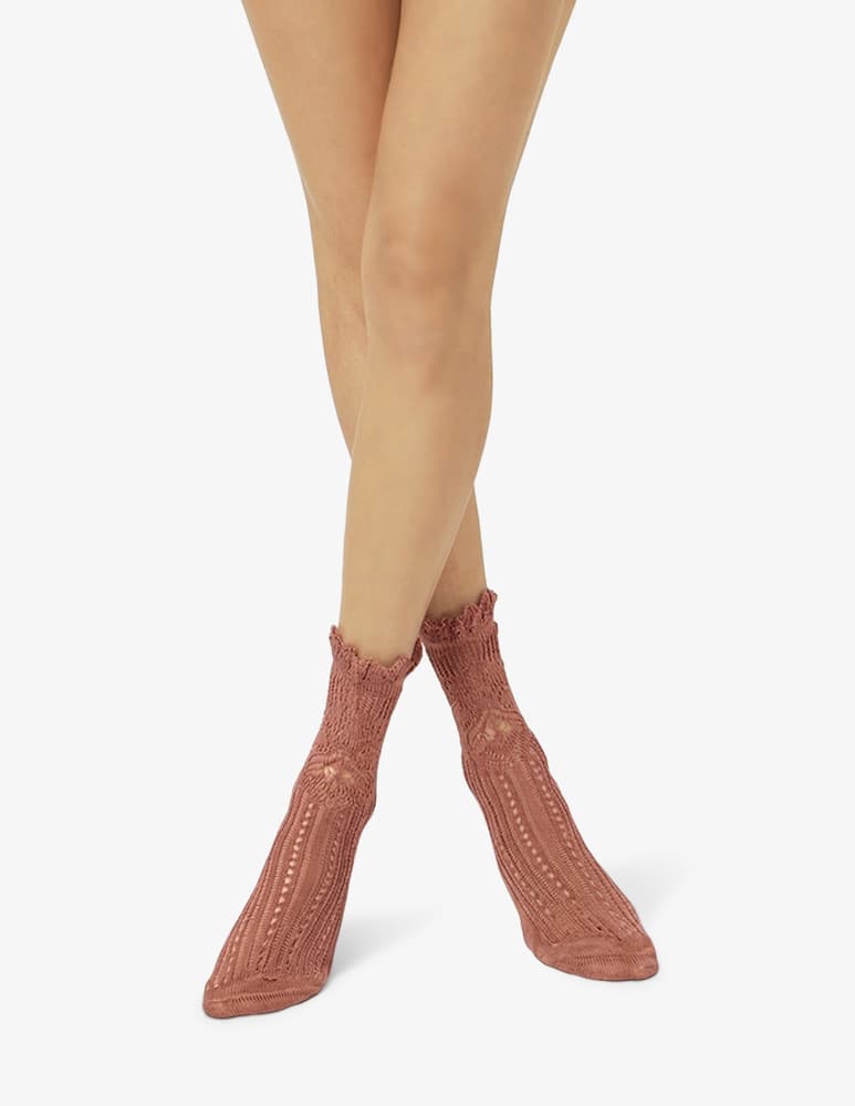 rinascente Pierre Mantoux Porto lace knit socks
