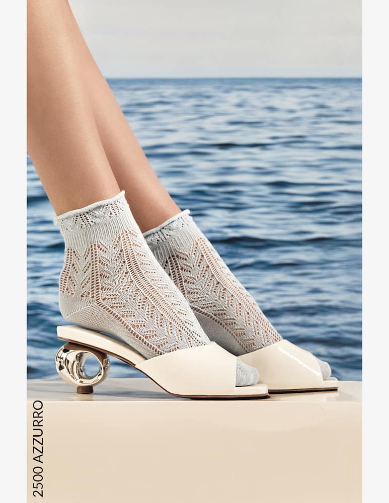 Pierre Mantoux Toledo lace ankle socks - picture 1 Pierre Mantoux Toledo lace ankle socks - picture 1