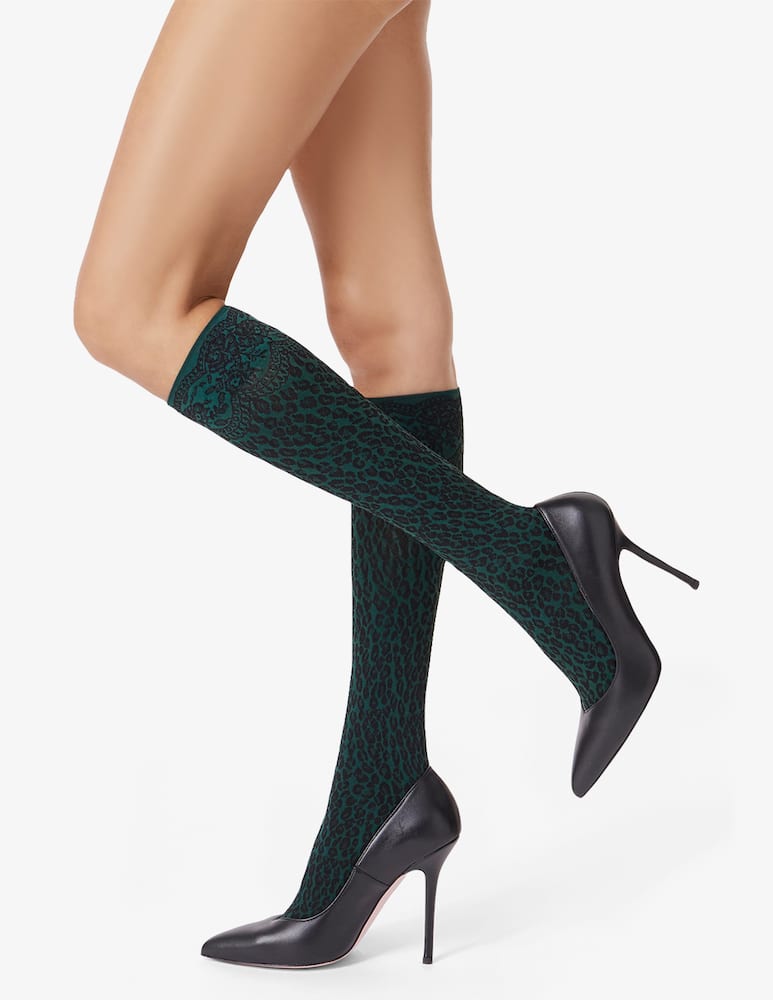 Pierre Mantoux Patterned knee socks - picture 1 Pierre Mantoux Patterned knee socks - picture 1