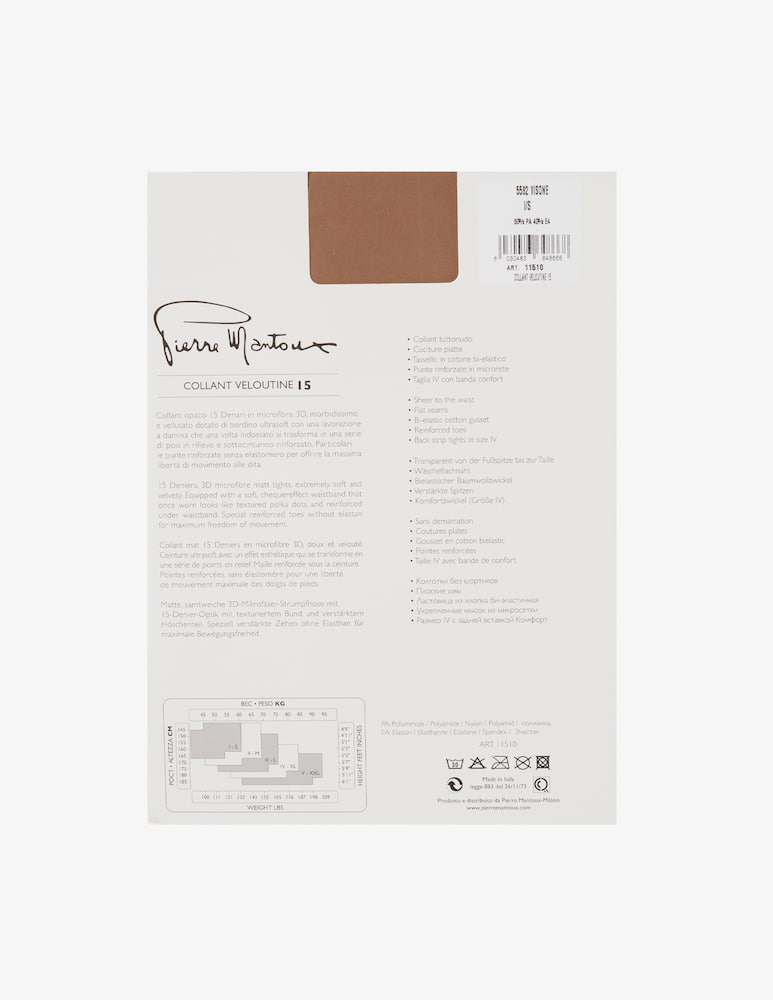 Pierre Mantoux Tights Veloutine 15 - picture 2 Pierre Mantoux Tights Veloutine 15 - picture 2